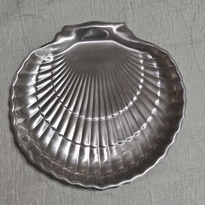 Gorham Pewter Shell-Shaped Serving Tray